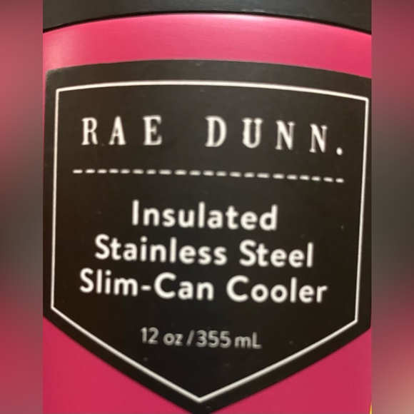 New with tag Rae Dunn Insulated Slim Can Cooler - Eat Beach Sleep - Picture 2 of 4